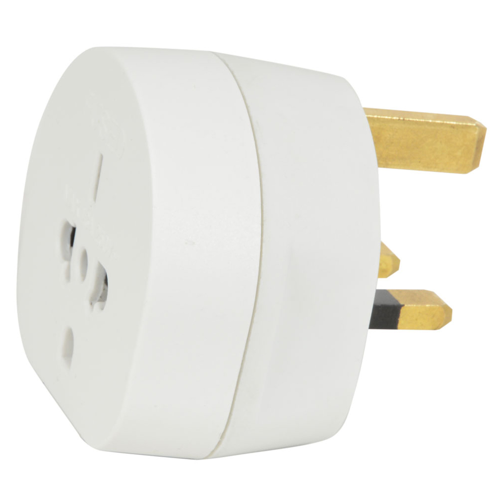 Mains plug adaptors for use in the UK Plug Adaptors