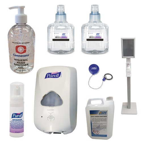 Gojo Hand Soaps and Wall Mounted Dispensers for General Hand Washing