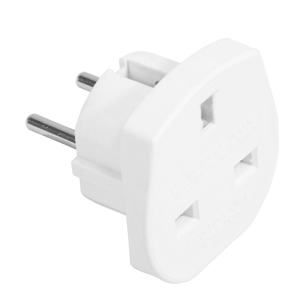 Mains plug adaptors for use in Europe Plug Adaptors